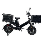 Export 16 double electric double take-out box front and rear oil dish performance version of high-power electric bicycle